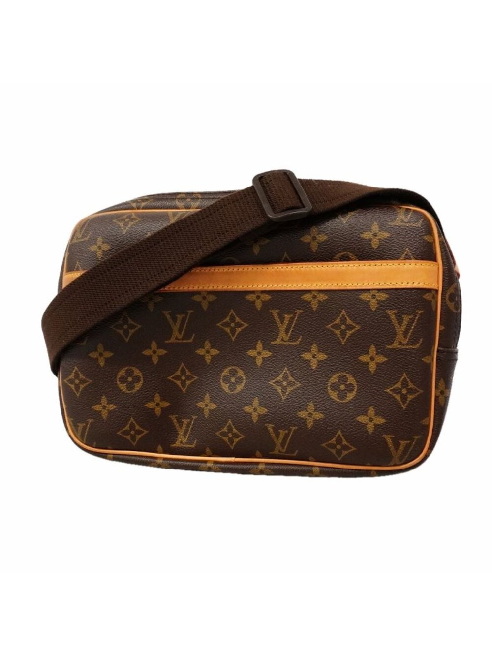 Louis Vuitton Shoulder Bag Monogram Reporter PM Brown
